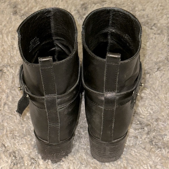 J.CREW LEATHER PARKER BOOTS ( USED )  | BLACK | 7.5M - Picture 3 of 11